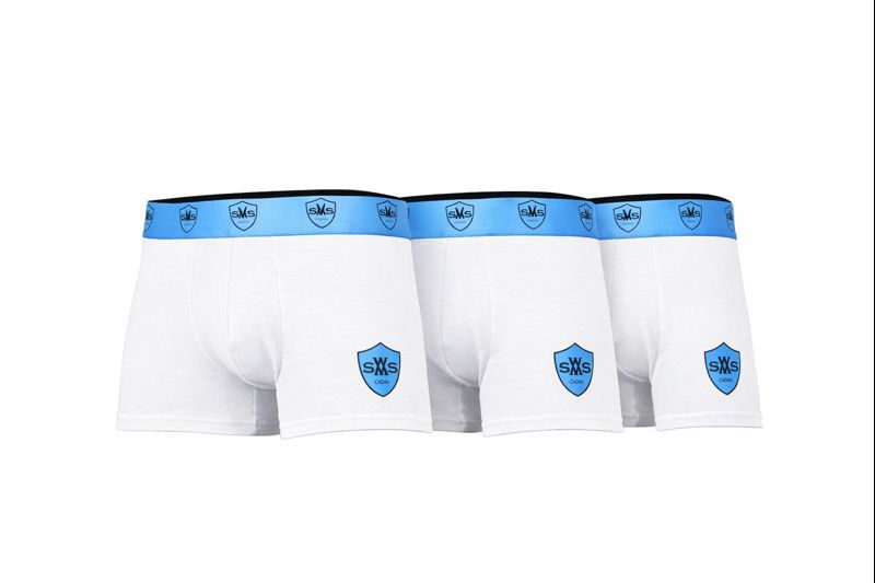 Mavi Beyaz Premium Boxer